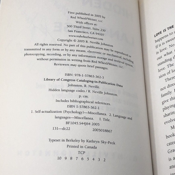 (Signed) Hidden Language Codes by R. Neville Johnston - Picture 3 of 8